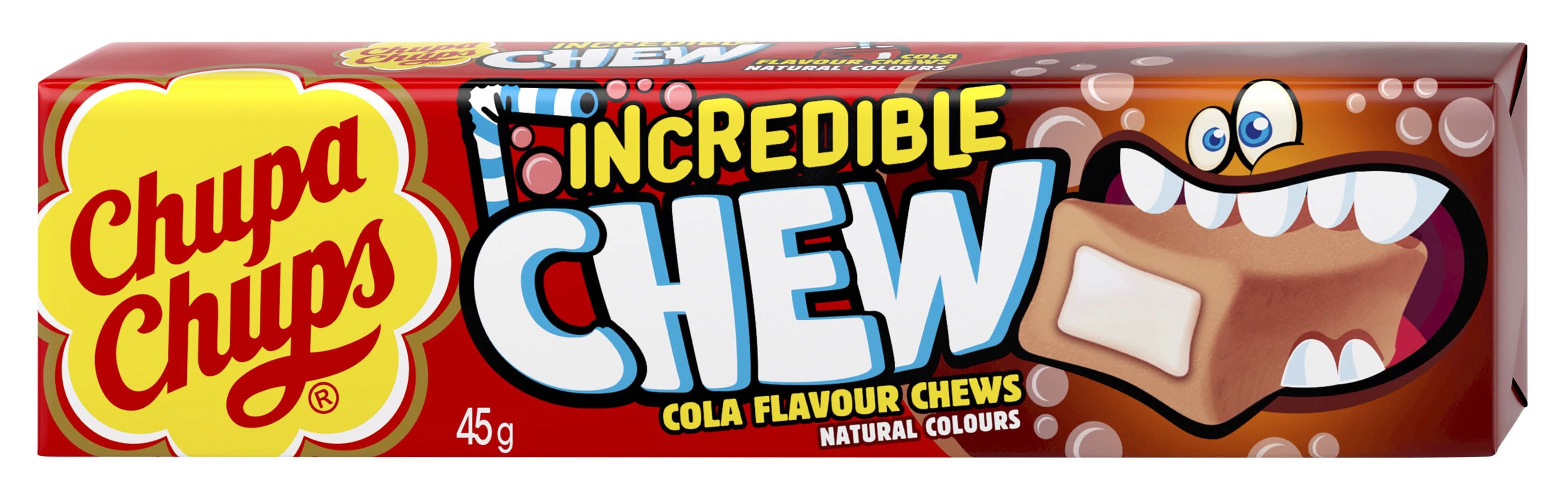 Chupa Chups Chews Incredible Chews Cola 45g