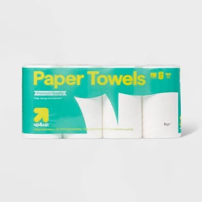 up&up Make-A-Size Paper Towels, 11x5.9 in (8 ct)
