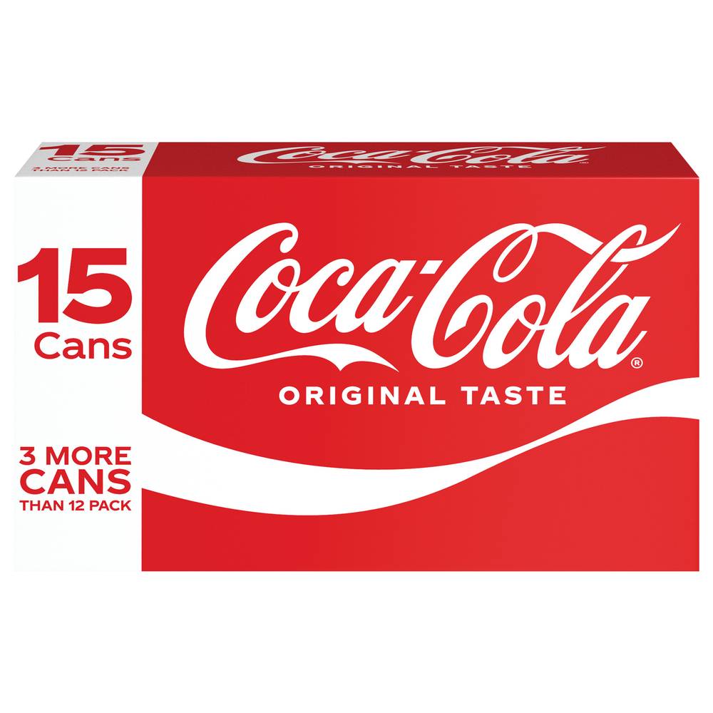 Coca-Cola Classic Soda, Cola (15 x 12 fl oz)