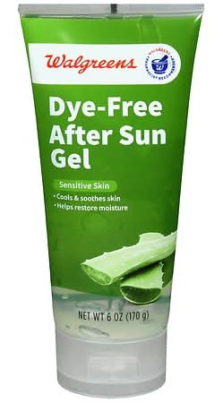 Walgreens Dye-Free After Sun Gel Sensitive Skin (6 oz)
