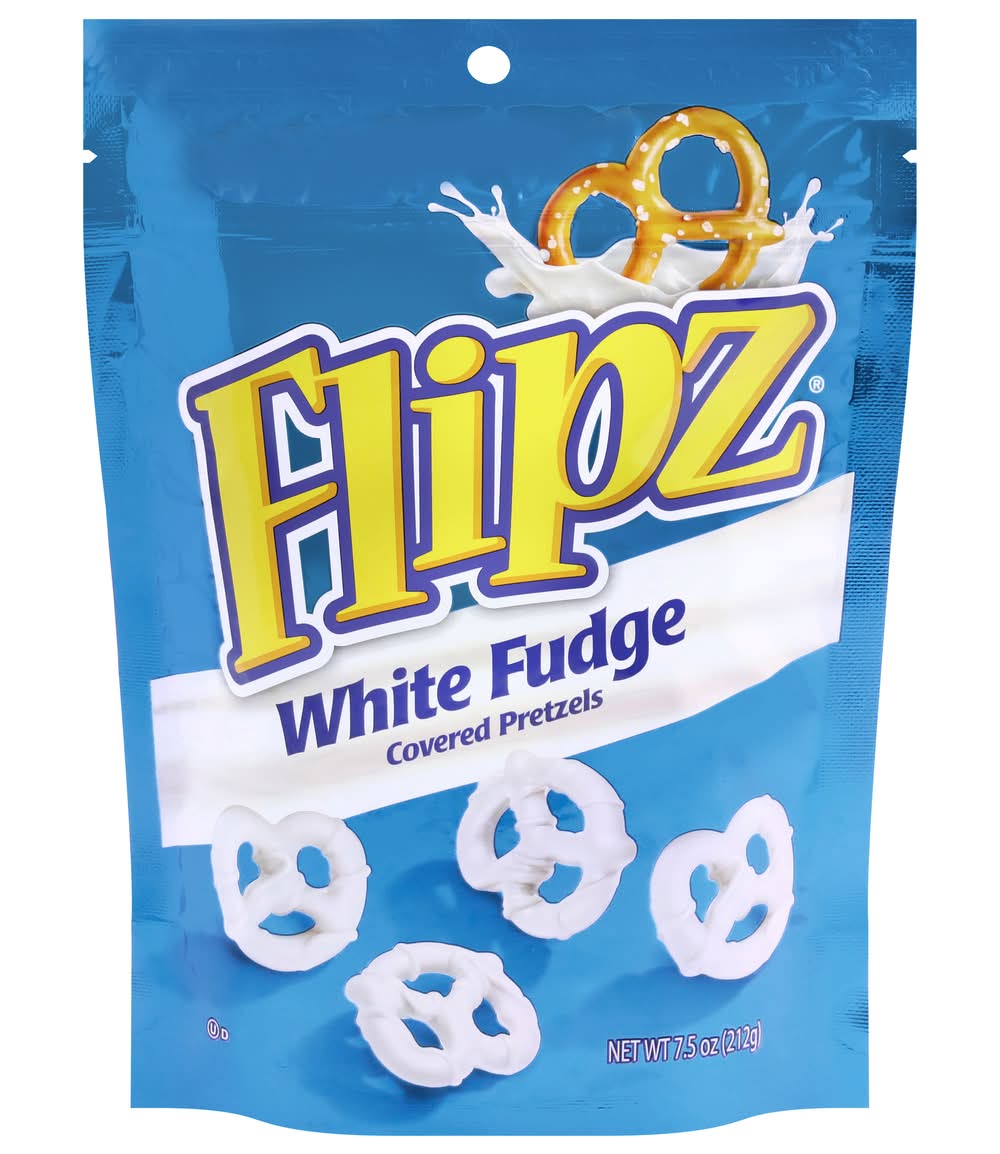 Flipz Covered Pretzels, White Fudge (7.5 oz)