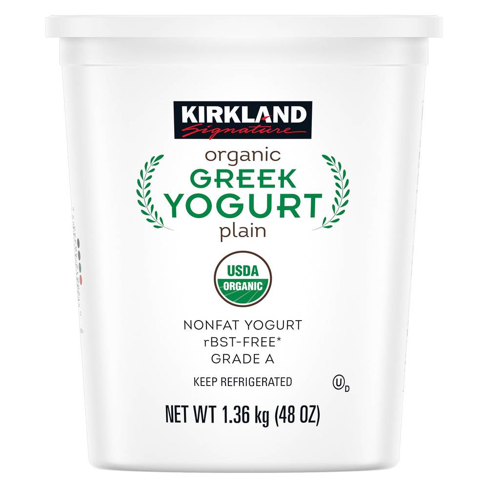 Kirkland Signature Organic Greek Yogurt (48 lbs)