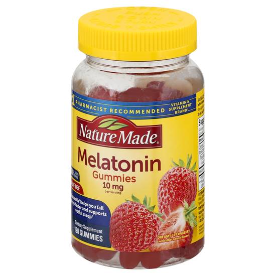 Nature Made Strawberry 10 mg Melatonin Gummies (120 ct)