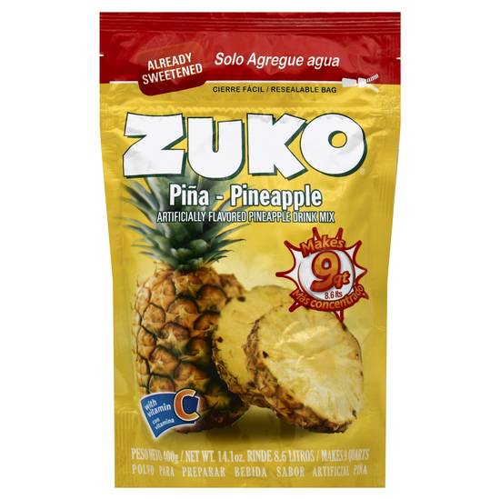 Zuko Pineapple Drink Mix (14.1 oz)