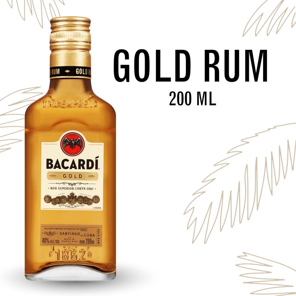 Bacardí Gold Rum (200 ml)