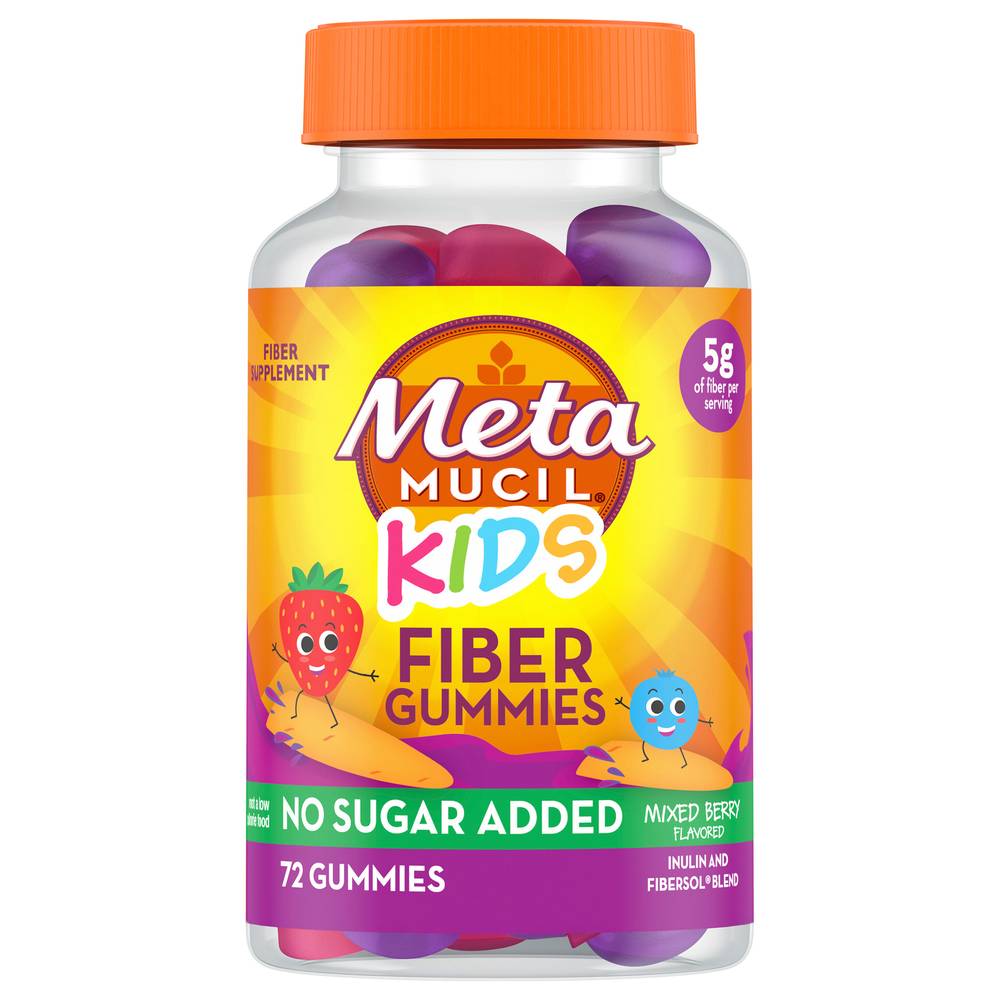 Metamucil Kids Fiber Supplement Gummies (72 ct)