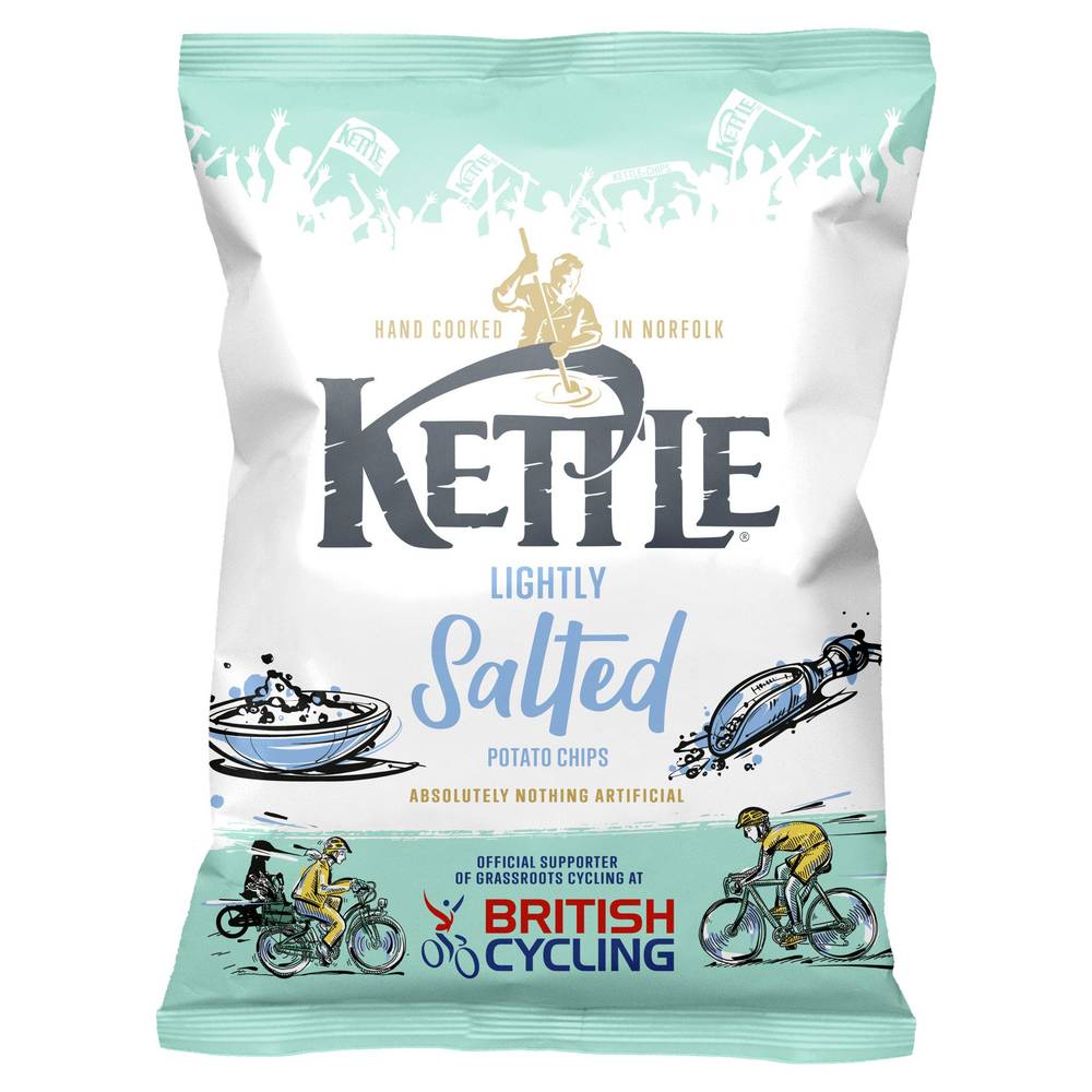 Kettle Lightly Salted Potato Chips 130g