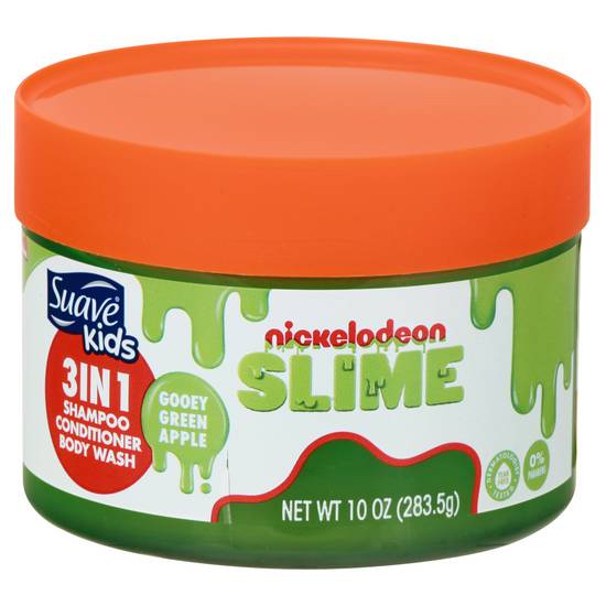 Suave Kids 3 in 1 Shampoo Conditioner Body Wash Nickelodean Smile