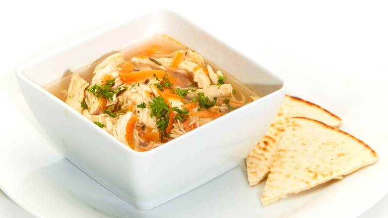 GREEK CHICKEN LEMON SOUP