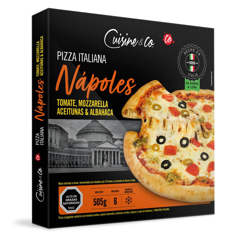 Cuisine & co pizza italia nápoles (caja 505 g)