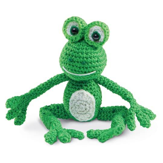 Intermediate Frog Amigurumi Crochet Kit By Loops & Threads