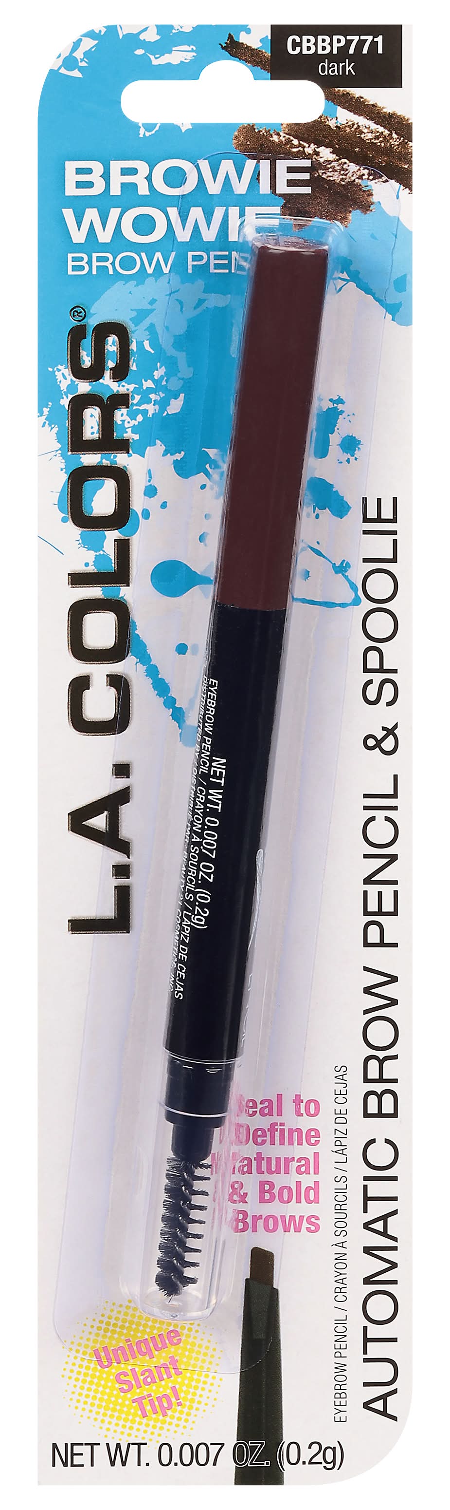 L.A. Colors Browie Bowie Dark Cbbp771 Brow Pencil (4.37 lbs)