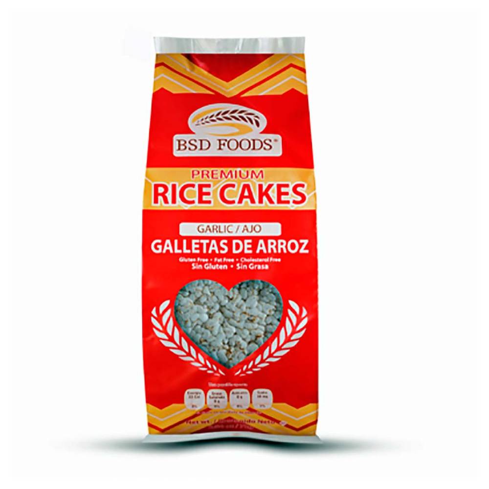 Bsd foods galletas de arroz integrales sin sal