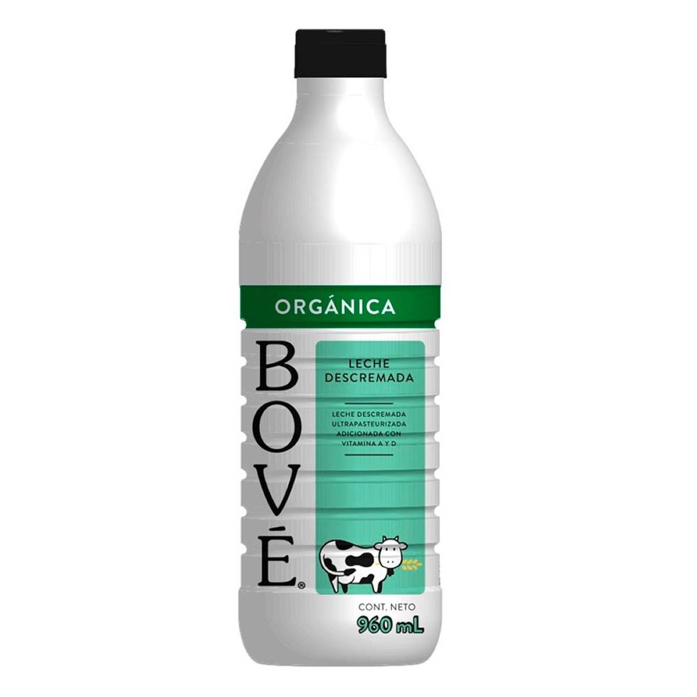 Bové · Leche orgánica descremada (960 ml)