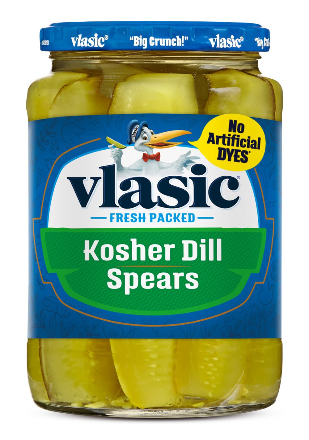 Vlasic Kosher Dill Pickle Spears (24 fl oz)