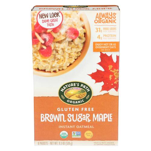 Nature's Path Gluten Free Brown Sugar Maple Oatmeal