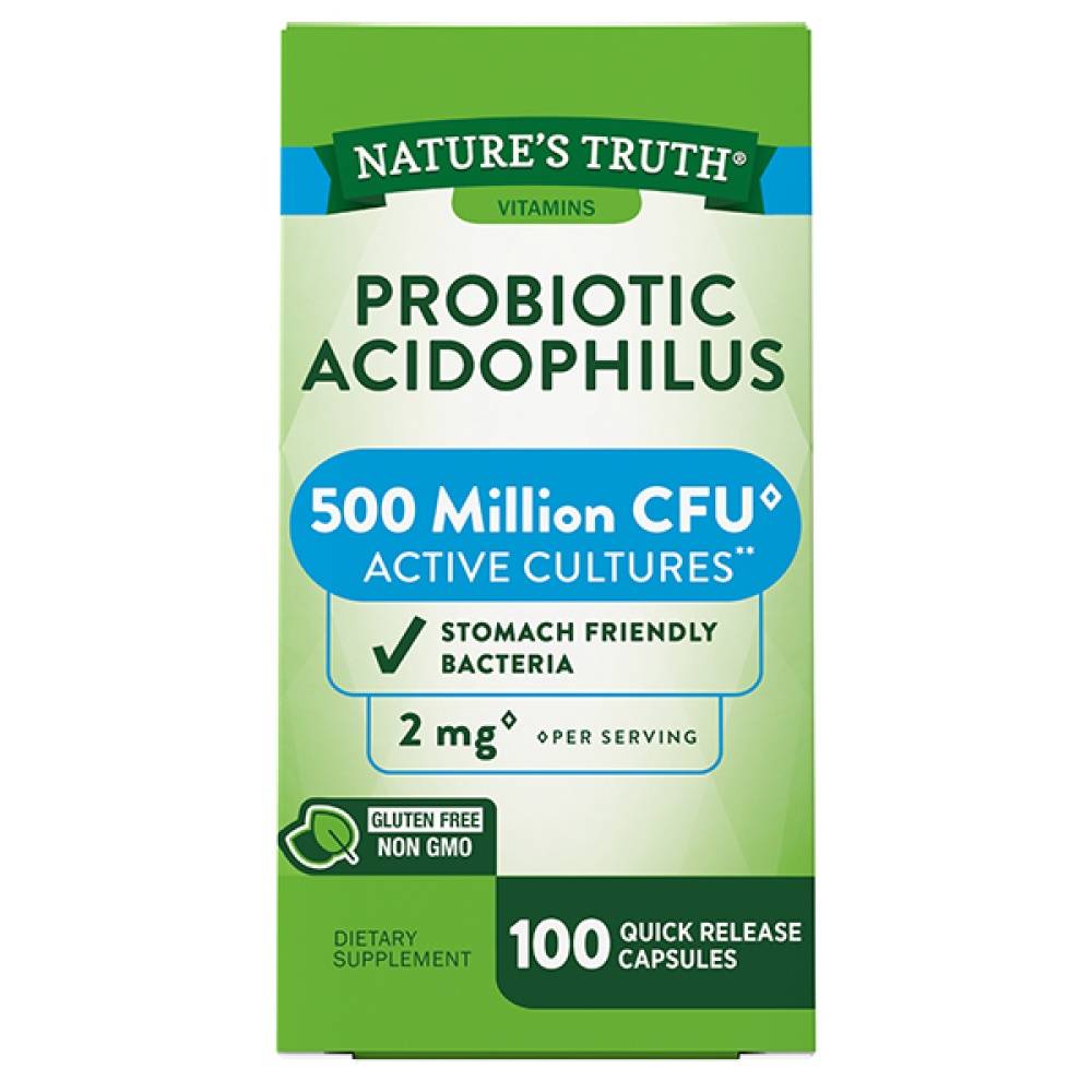 Nature's Truth Probiotic Acidophilus Capsules (3.2 oz)