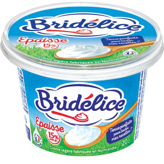 Bridélice - Crème légère épaisse