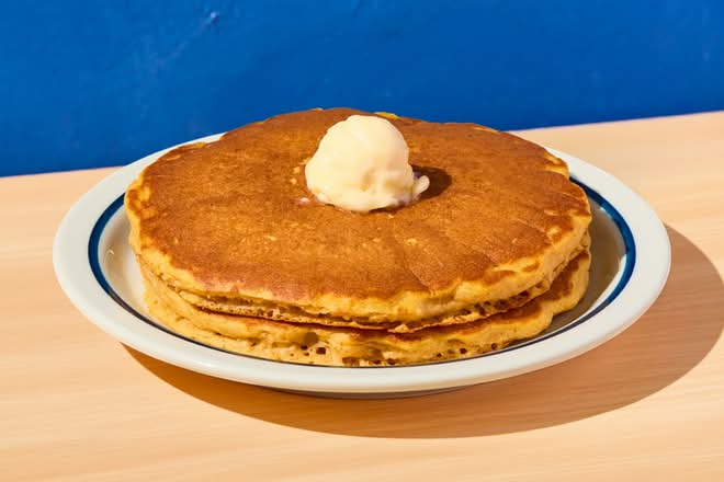 Pumpkin Spice Pancakes - Side