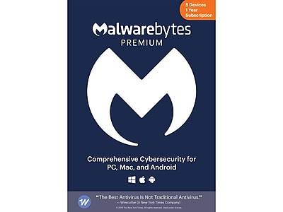 Malwarebytes Premium for 5 Devices, Windows/Mac/Android, Download (854248005903)