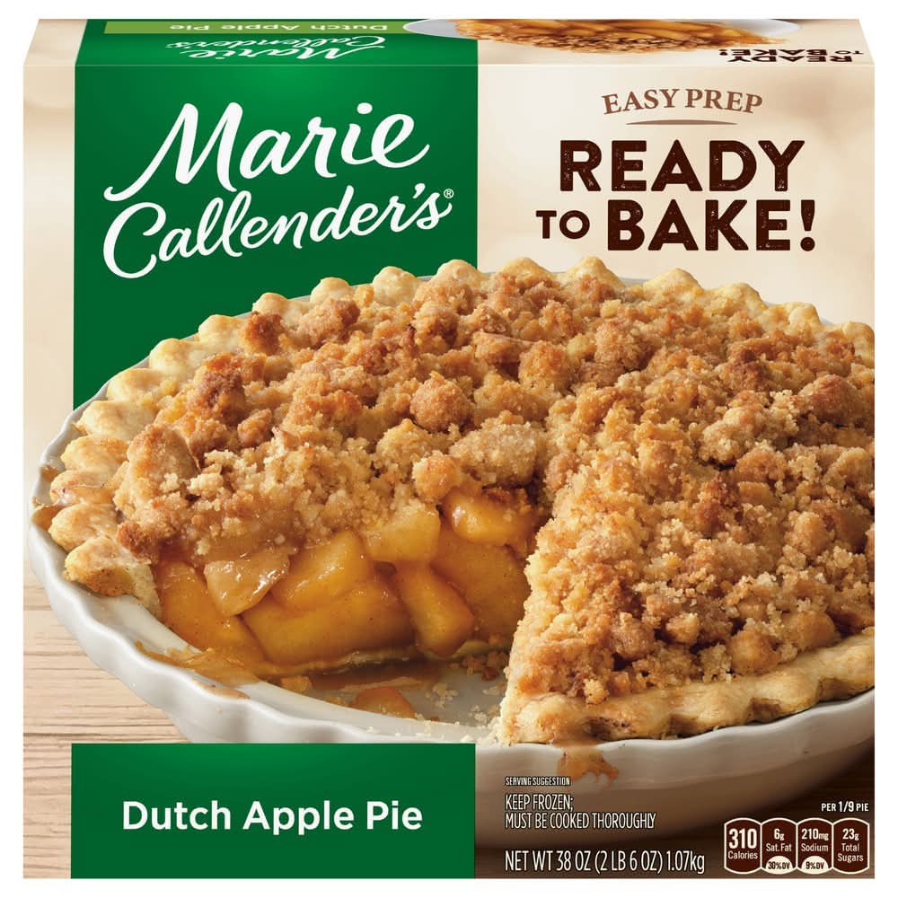 Marie Callender's Ready To Bake Dutch Apple Pie (38 oz)