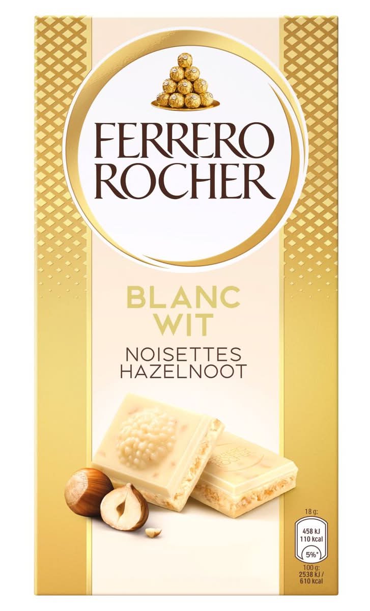 Ferrero Rocher Blanc Noisettes 90 g