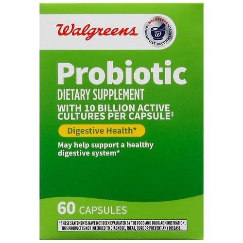 Walgreens Probiotic 10 Billion CFU Capsules - 60.0 ea