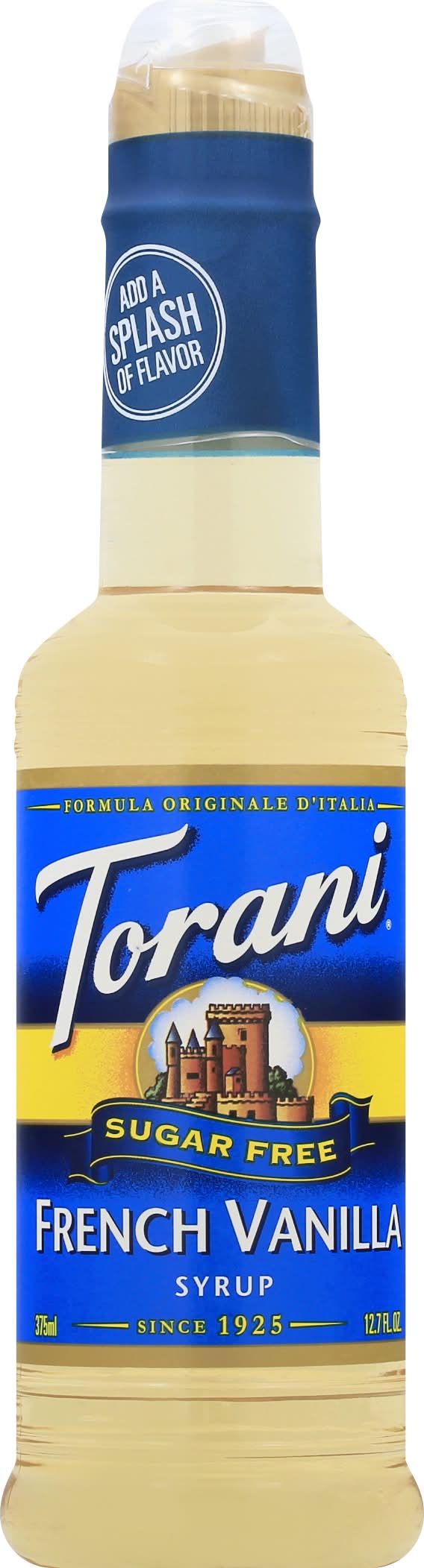 Torani Sugar Free Syrup, French Vanilla (12.7 fl oz)