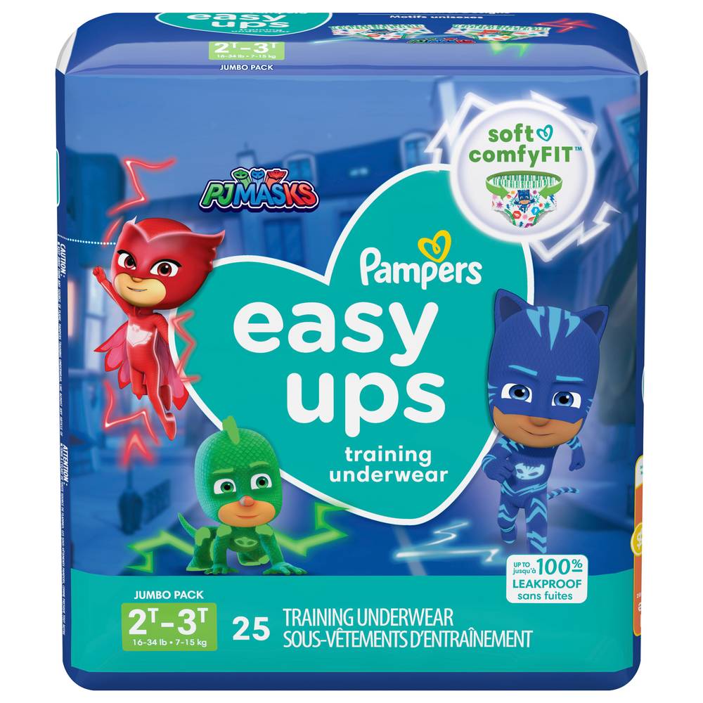 Pampers Pj Masks Easy Ups Training Underwear Size 2t-3t