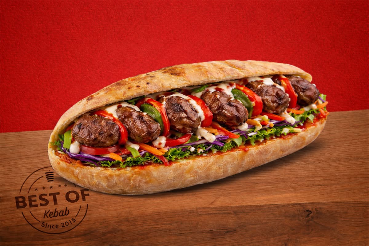 🥩 SANDWICH BROCHETTE DE BŒUF