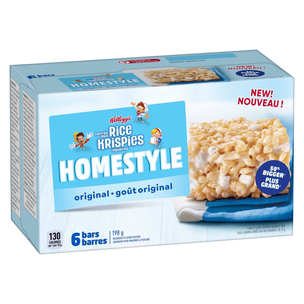 Rice Krispies Squares Homestyle Original Bars (198 g)