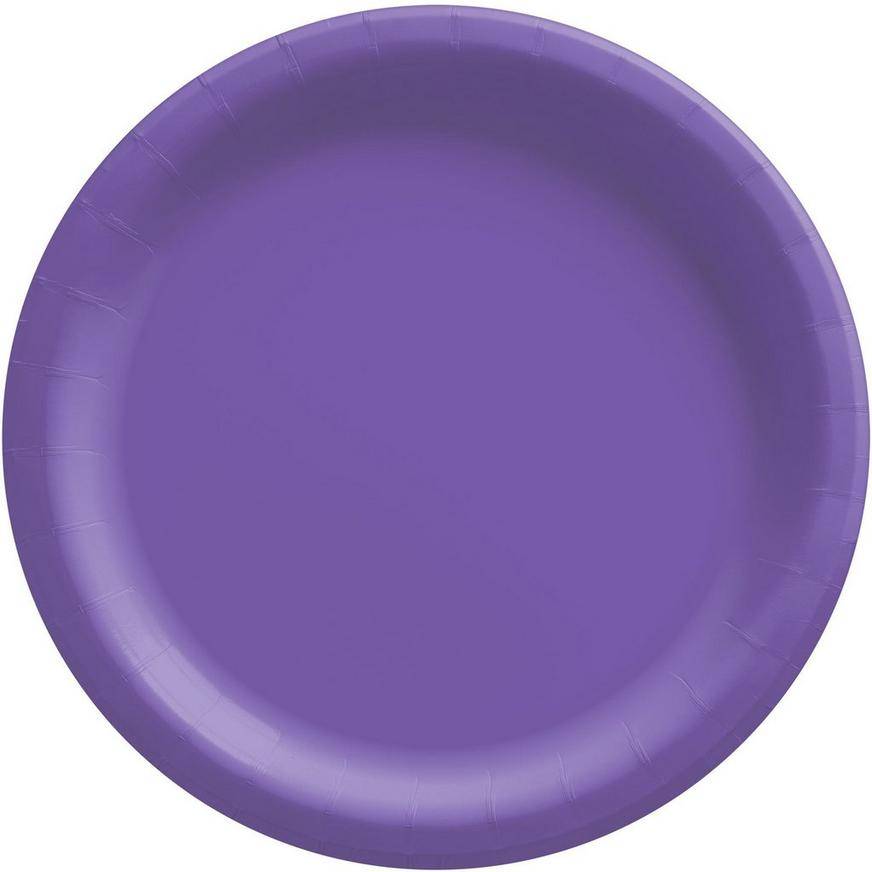 Party City Paper Plates (10in/purple)