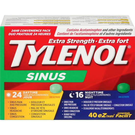 Tylenol Sinus Dt/Nt Combo (40 units)
