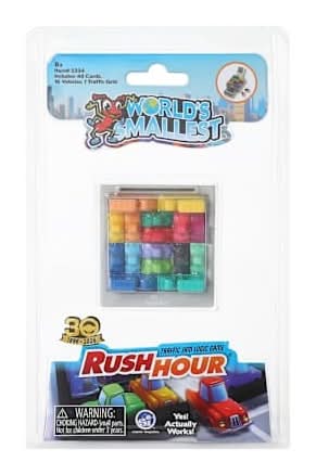 World's Smallest® Rush Hour Traffic Jam Logic Game