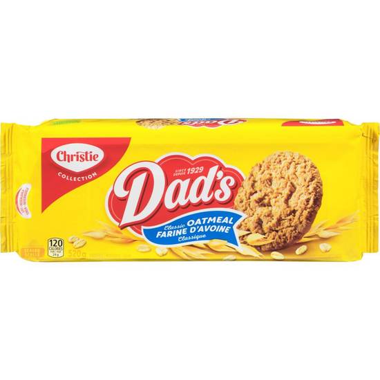 Dad's biscuits farine d'avoine classique (520 g) - oatmeal original cookies (520 g)