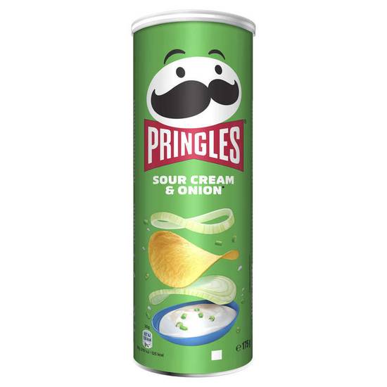 PRINGLES - Biscuits apéritifs - Tuiles Crème et Oignon - 175g