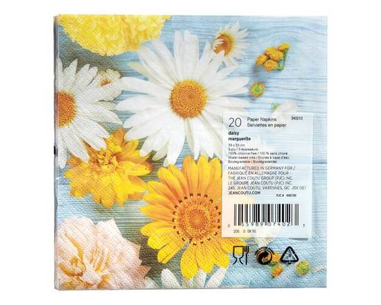 Jet Papier · Marguerite (20 un.) - Daisy napkin (20 units)