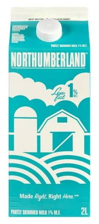 Northumberland Partly Skimmed 1% Milk (2 L)