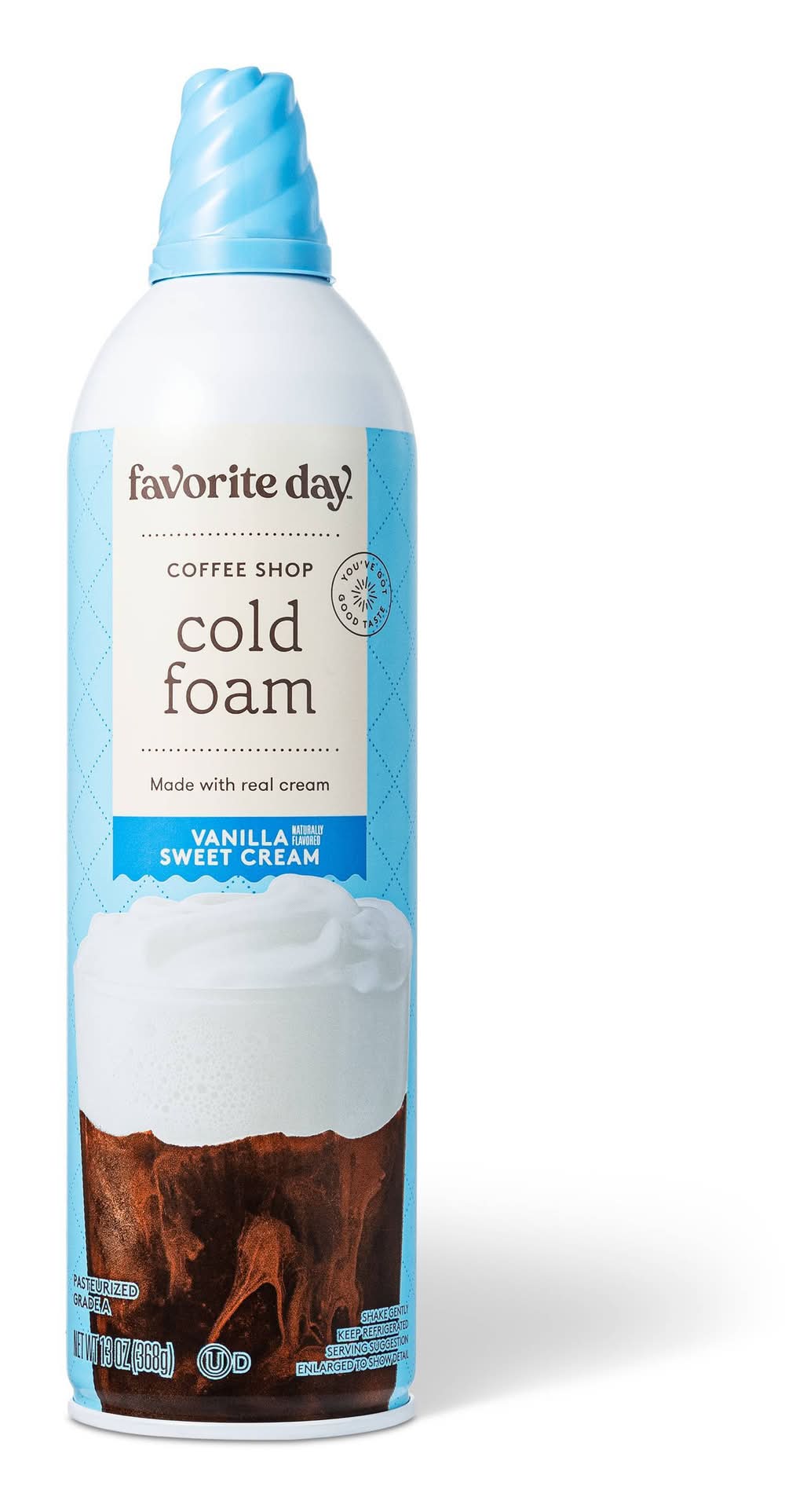 Favorite Day Coffee Shop Cold Foam, Vanilla Sweet Cream (13 oz)
