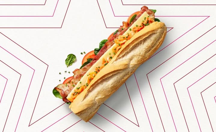 Kimchi BLT Baguette