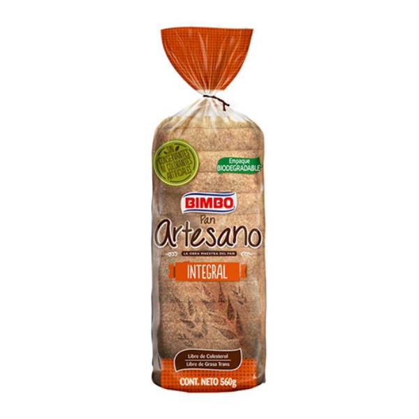 Bimbo Pan Artesano Integral 600 Gr