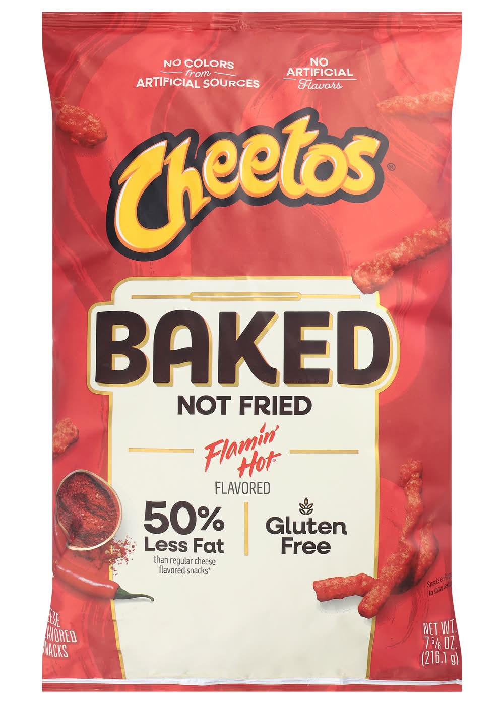 Cheetos Gluten Free Baked Snacks, Flamin Hot (7.62 oz)