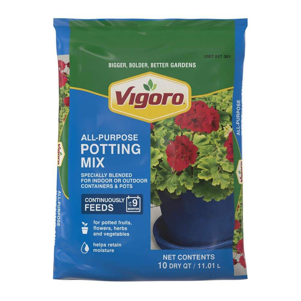 Vigoro 10 Qt All Purpose Potting Soil Mix