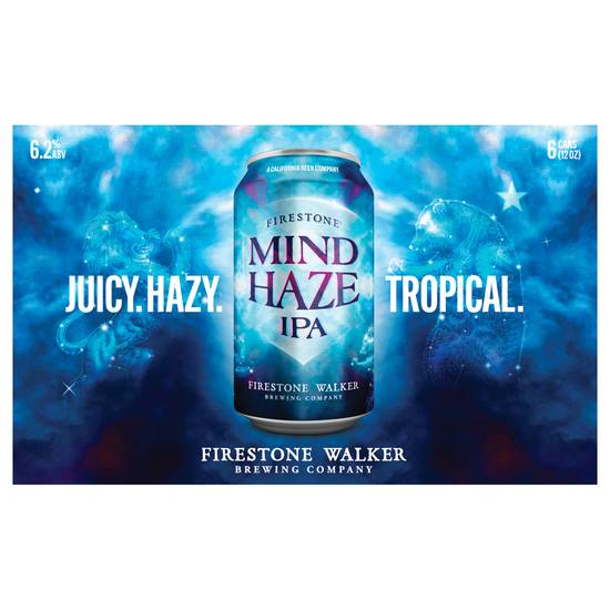 Firestone Walker Mind Haze Ipa Beer (6 pack, 12 oz)