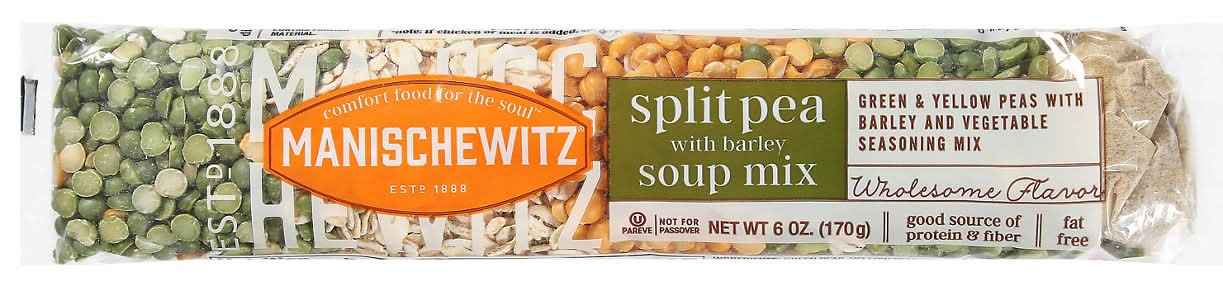 Manischewitz Soup Mix, Split Pea with Barley