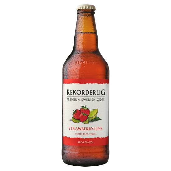 Rekorderlig Premium Swedish Strawberry-Lime Cider (500ml)