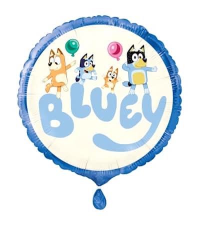 INFLATED Character Foil Balloon 18in Bluey