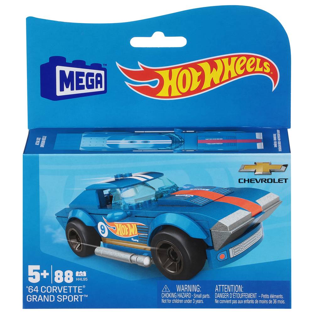 Mega Hot Wheels Chevrolet 64 Corvette Grand Sport Toy