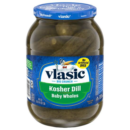 Vlasic Kosher Dill Baby Wholes Pickles