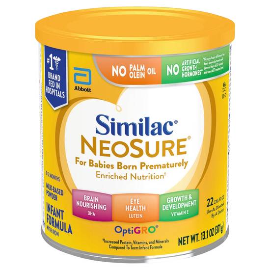 Similac Neosure Infant Formula With Iron (13.1 oz)